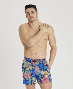 Arena Allover Beach Kurze Hose Blau Mehrfarbig | LKQ21B-806