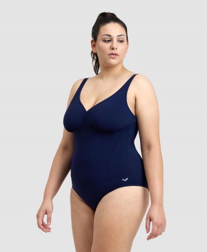 Arena BodyLift Maura U Back Plus Badeanzug Navy | YCI65N-674