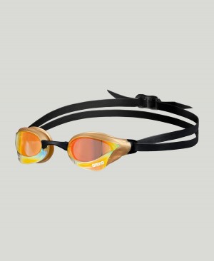 Arena Cobra Core Swipe Mirror Schwimmbrille Gelb Gold | BWY63O-125