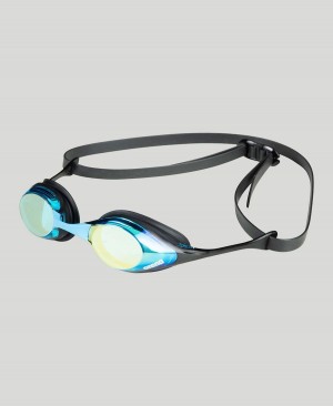 Arena Cobra Swipe Mirror Schwimmbrille Blau Schwarz | BRC14F-704