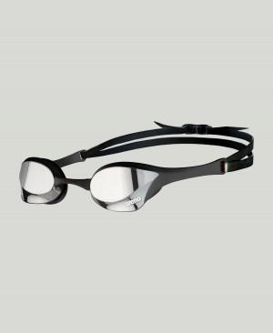 Arena Cobra Ultra Swipe Mirror Schwimmbrille Silber Schwarz | MPH45A-979