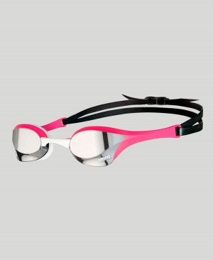 Arena Cobra Ultra Swipe Mirror Schwimmbrille Silber Rosa | AME43P-955