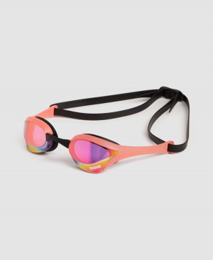 Arena Cobra Ultra Swipe Mirror Schwimmbrille Lila Rot | NMS08S-881