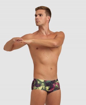 Arena Hero Camo Low Taille Schwimmhose Rot Mehrfarbig | MYC37M-528