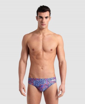 Arena Hydrange Bouquet Schwimmhose Navy Rot Blau | KHL67C-931