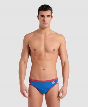 Arena Icons Schwimmhose Blau Rot | KCE11H-565