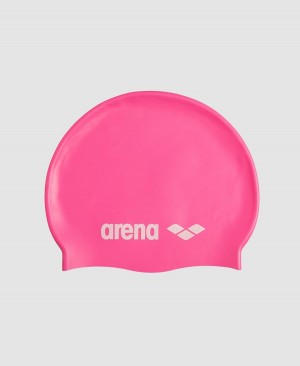 Arena Klassische Silikon Badekappe Rosa | BED32U-770