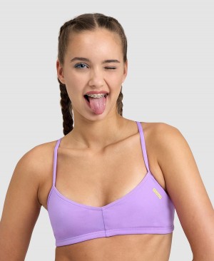 Arena Live Bandeau Bikinioberteil Lila | JZP99A-998