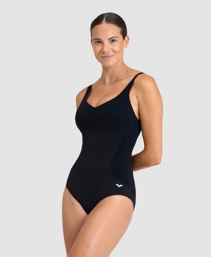 Arena Manuela BodyLift U Back Badeanzug Schwarz | LIZ22A-793