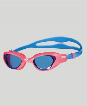 Arena One Youth Schwimmbrille Blau Rot | RRM62R-043