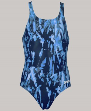 Arena Painted Youth Swim Pro Back Badeanzug Blau | DVS47O-370