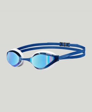 Arena Python Mirror Schwimmbrille Blau Weiß | SBG95X-296