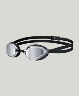 Arena Python Mirror Schwimmbrille Silber Schwarz | OWE06V-856