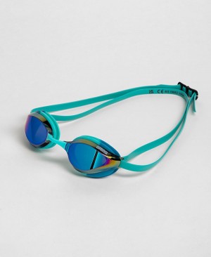 Arena Python Mirror Schwimmbrille Türkis Blau | GBY59K-427