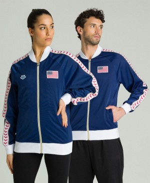 Arena Relax IV Nations Team Jacke Navy | LBH05D-061