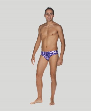 Arena Shattered Glass Schwimmhose Lila | QUW77G-469