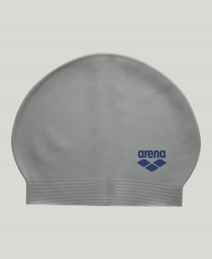 Arena Soft Latex Badekappe Silber | IXN33K-427