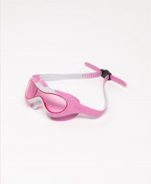 Arena Spider Kids Mask Schwimmbrille Rosa Grau | SSO93U-747