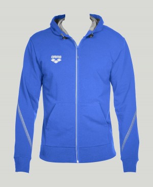 Arena Team Line Mit Kapuze Jacke Blau | VXI09G-575