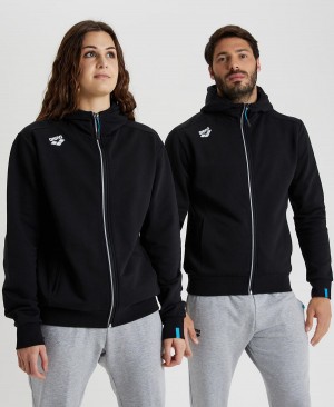 Arena Team Mit Kapuze Panel Jacke Schwarz | NFW03D-194