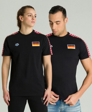 Arena Team Nations T-Shirt Schwarz | MLR01D-369