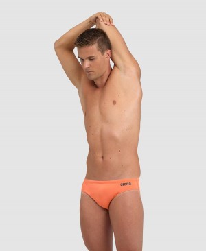 Arena Team Solid Schwimmhose Orange Grau | MHB89T-813