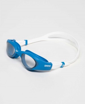 Arena The One Schwimmbrille Grau Blau Weiß | OEB04B-452