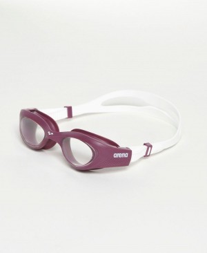 Arena The One Women Schwimmbrille Bordeaux Weiß | EIQ49H-694