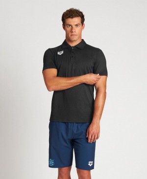 Arena USA Tech Poloshirt Schwarz | MDC70M-374