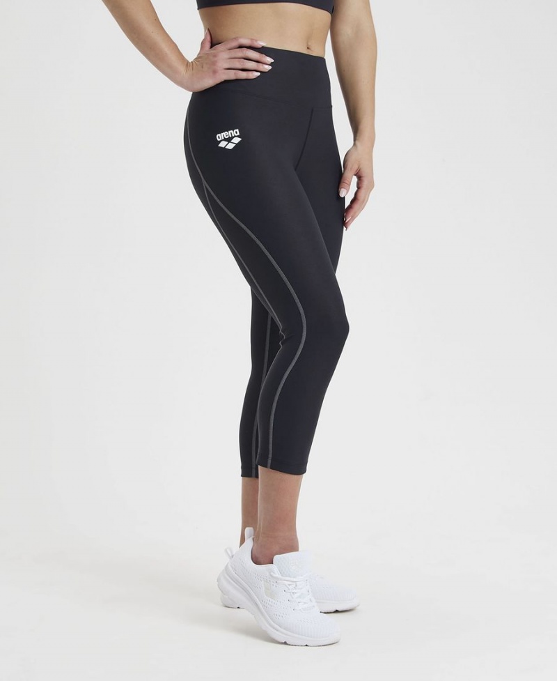 Arena 3/4 Panel Leggings Schwarz | FLC35O-220