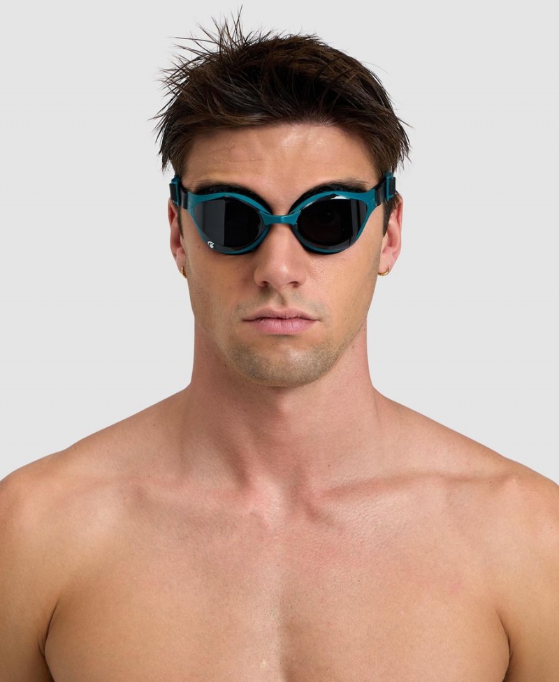 Arena Air-Bold Swipe Schwimmbrille Navy Schwarz | NEJ65J-494