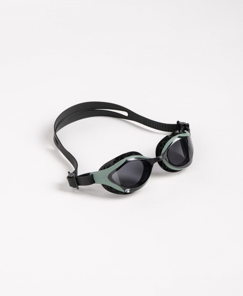 Arena Air-Bold Swipe Schwimmbrille Olivgrün Schwarz | CWC27W-946