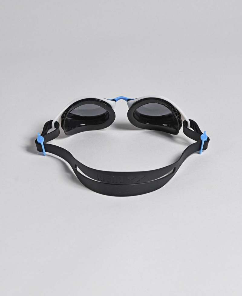 Arena Air-Bold Swipe Schwimmbrille Weiß Schwarz Blau | FWB18U-304