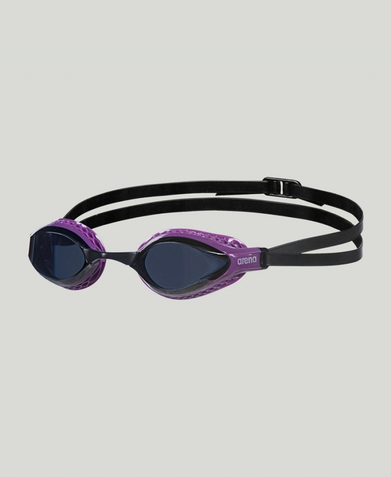 Arena Air-Speed Schwimmbrille Grau Lila | YJE76I-606