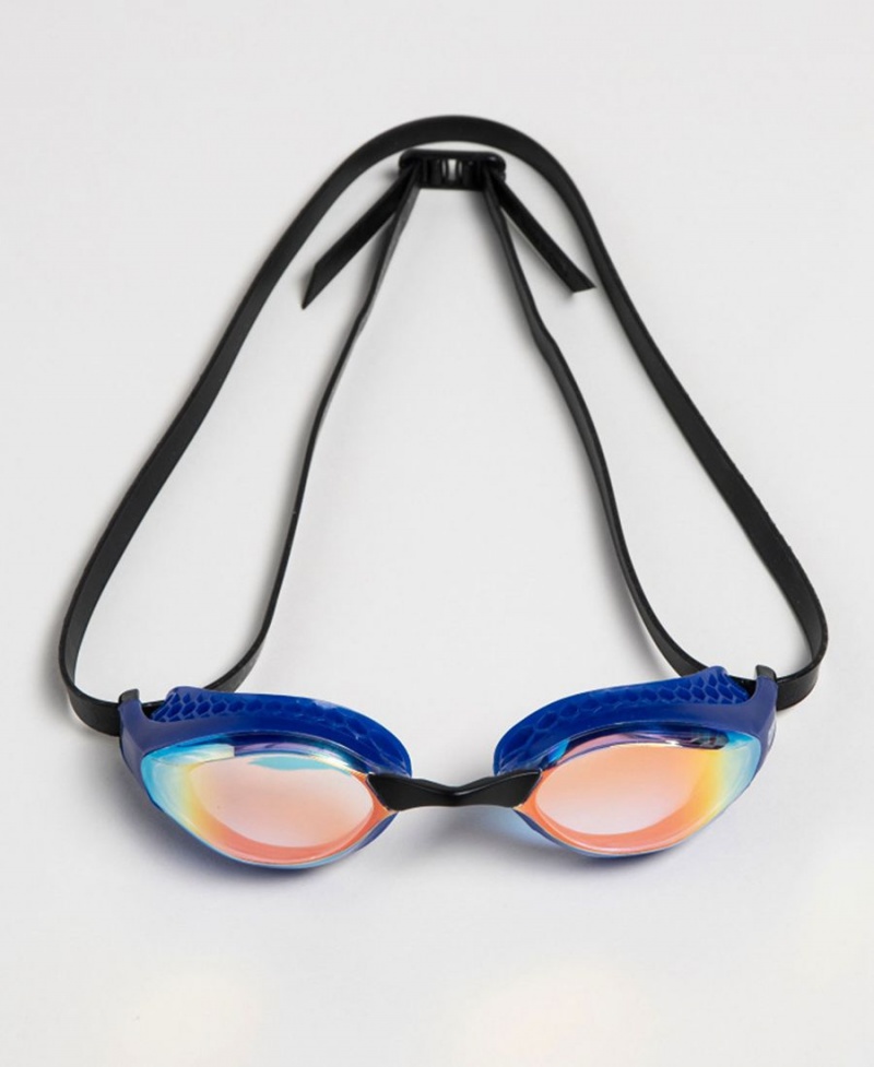 Arena Air Speed Mirror Schwimmbrille Gelb Blau | PLL21T-277