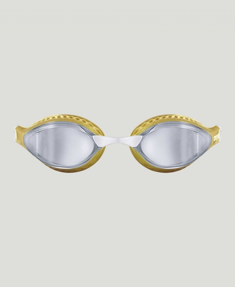 Arena Air Speed Mirror Schwimmbrille Silber Gold | OUN52J-308