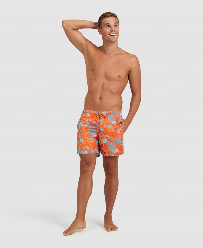 Arena Allover Beach Kurze Hose Orange Grau Mehrfarbig | ILW49B-799