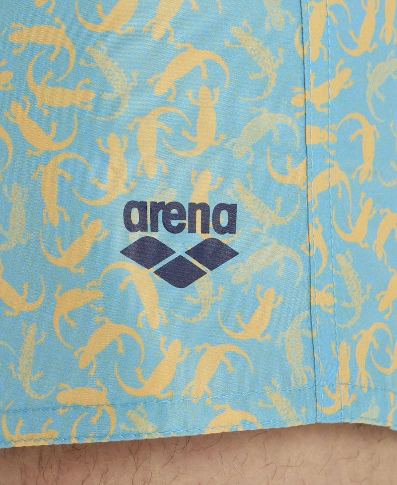 Arena Allover Beach Kurze Hose Türkis Mehrfarbig | IBR02X-298