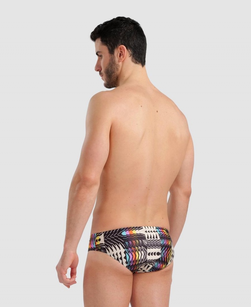 Arena Allover Schwimmhose Schwarz Mehrfarbig | UOG51B-032