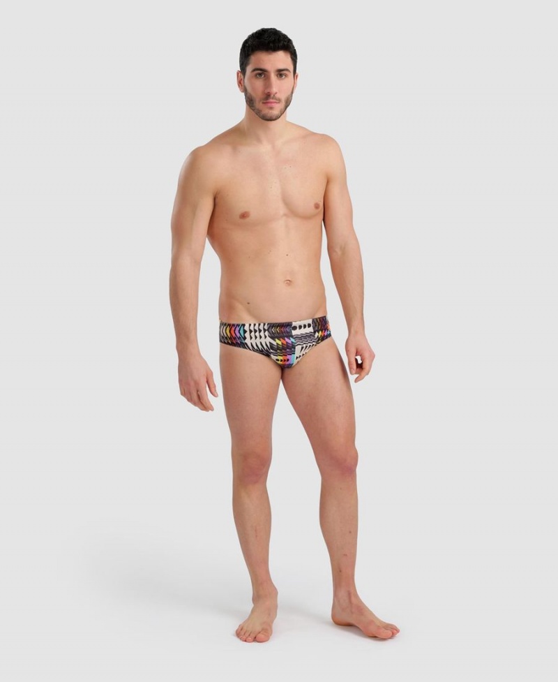 Arena Allover Schwimmhose Schwarz Mehrfarbig | UOG51B-032