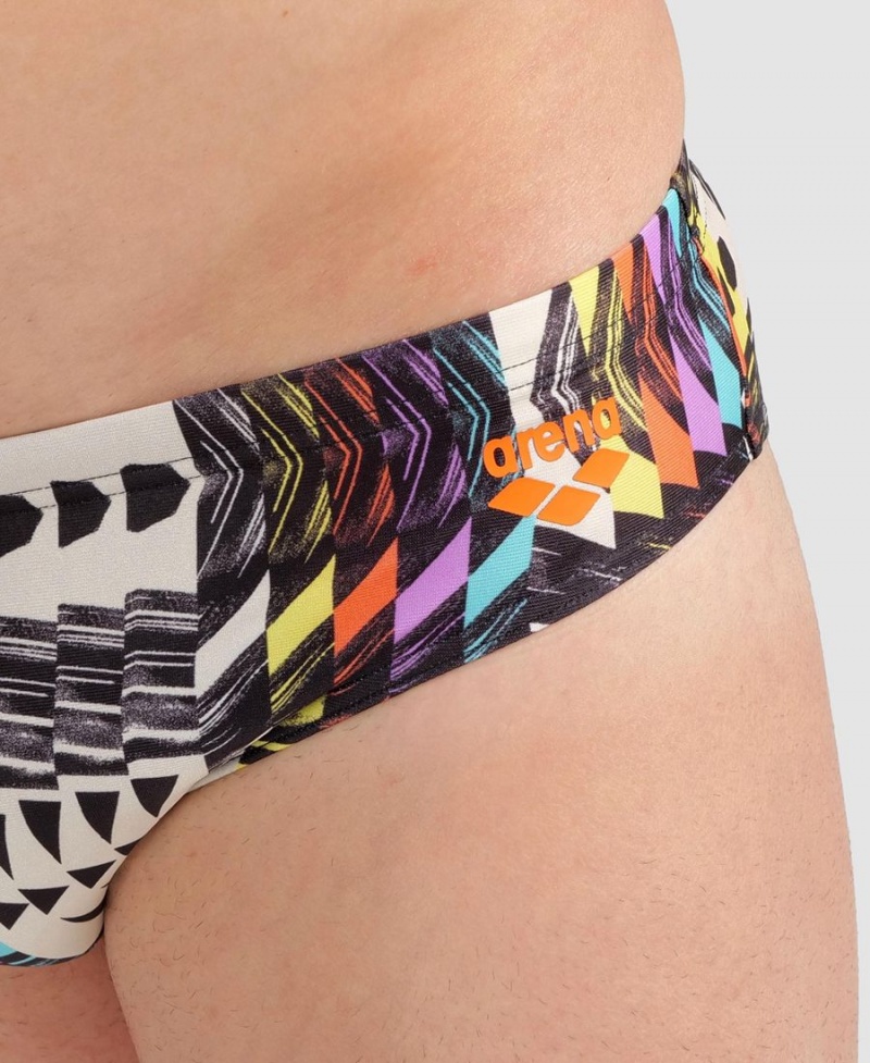 Arena Allover Schwimmhose Schwarz Mehrfarbig | UOG51B-032