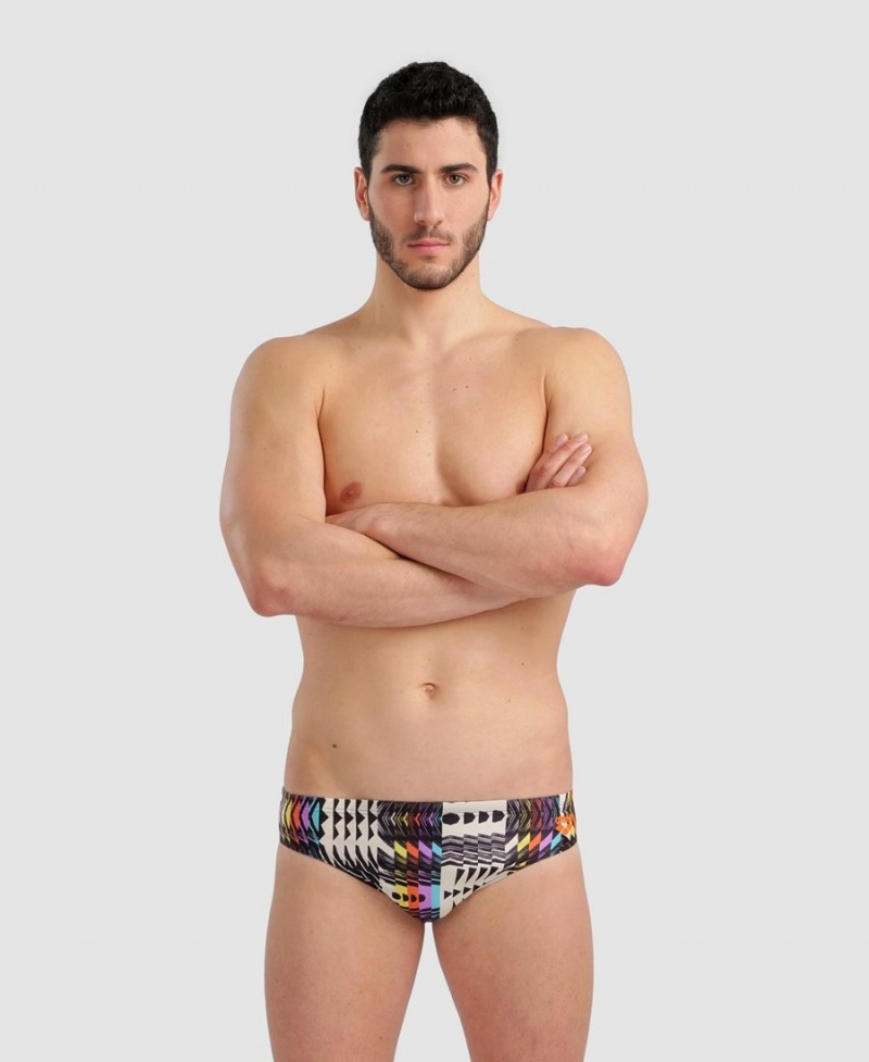 Arena Allover Schwimmhose Schwarz Mehrfarbig | UOG51B-032