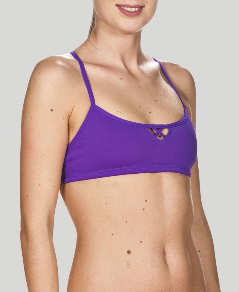 Arena BE Bandeau Bikinioberteil Lila | GLF58F-787