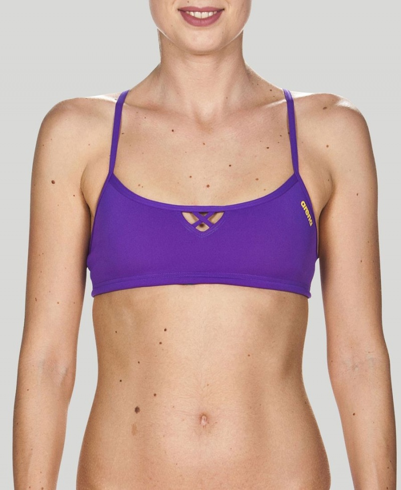 Arena BE Bandeau Bikinioberteil Lila | GLF58F-787