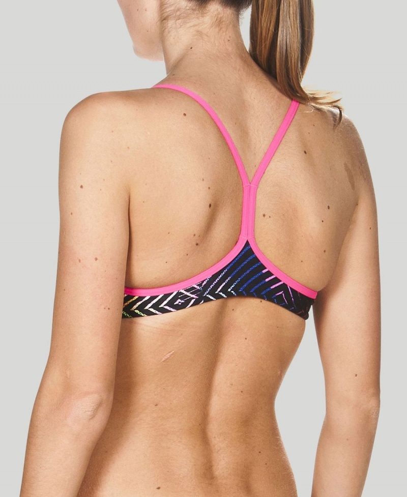 Arena BE Bandeau Bikinioberteil Rosa Mehrfarbig | WKU73S-327