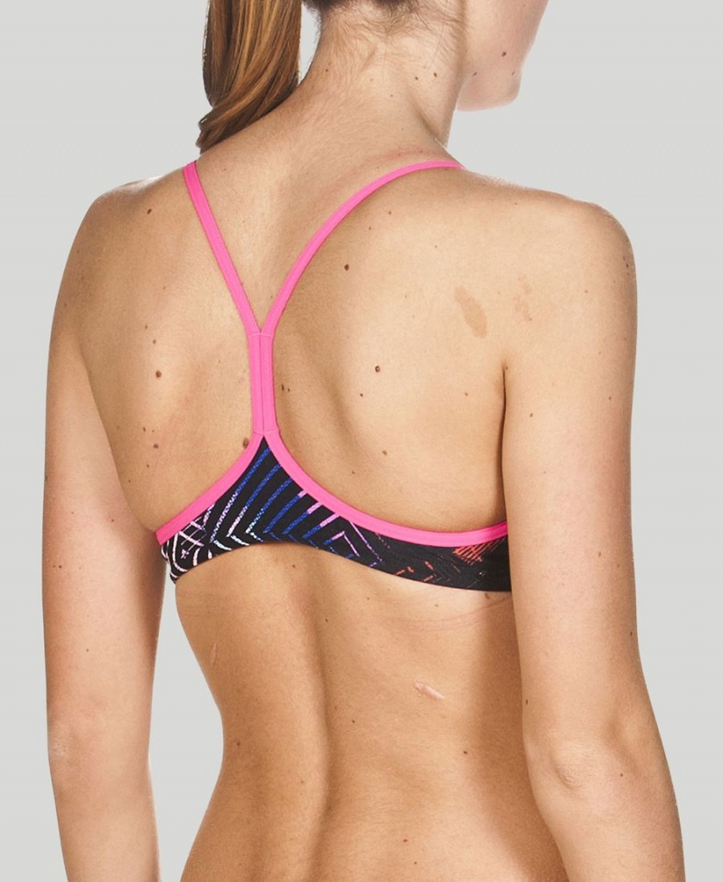 Arena BE Bandeau Bikinioberteil Rosa Mehrfarbig | WKU73S-327