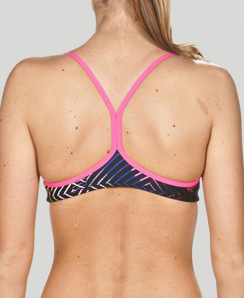 Arena BE Bandeau Bikinioberteil Rosa Mehrfarbig | WKU73S-327