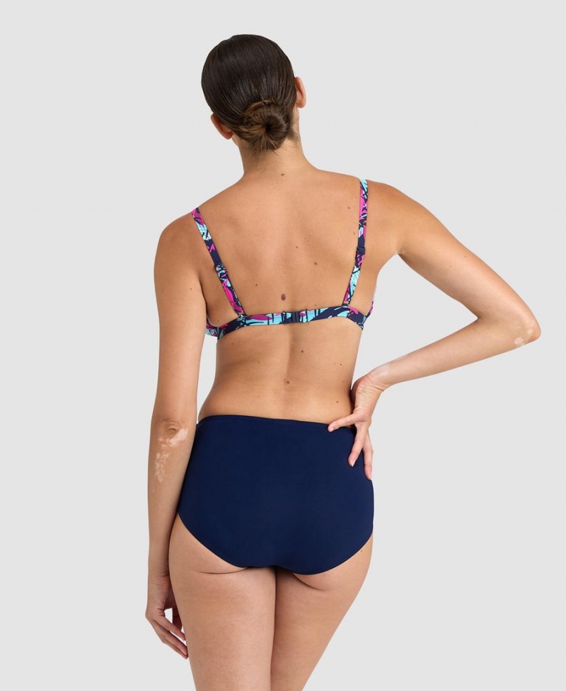 Arena BodyLift Francy Badeanzug Navy Rosa Mehrfarbig | EGQ70Y-761