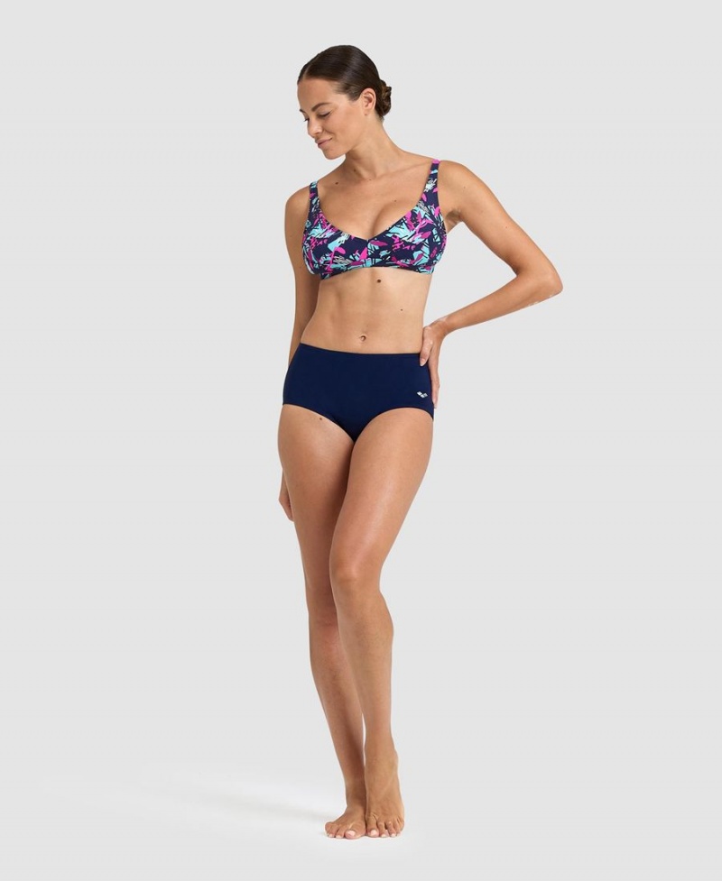 Arena BodyLift Francy Badeanzug Navy Rosa Mehrfarbig | EGQ70Y-761