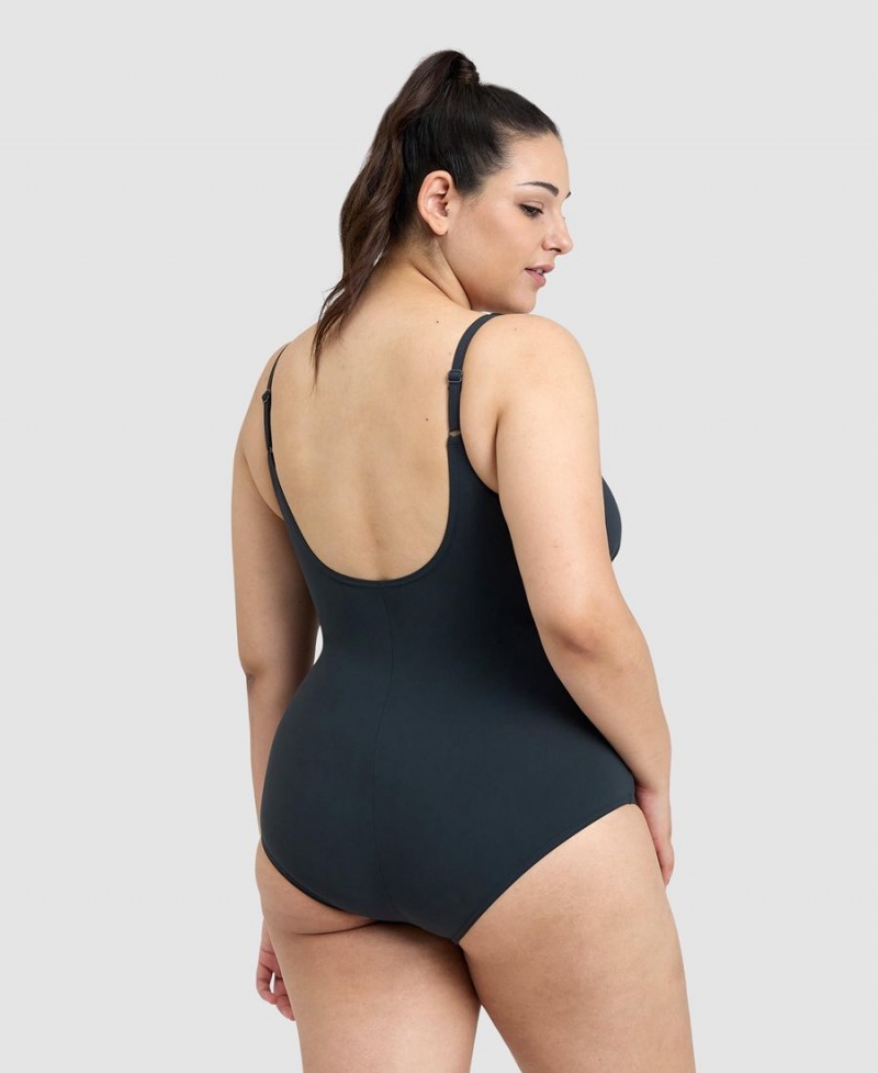 Arena BodyLift Maura U Back Plus Badeanzug Grau | VOY33S-933